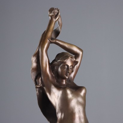 Weiblicher Akt Bronzeskulptur
