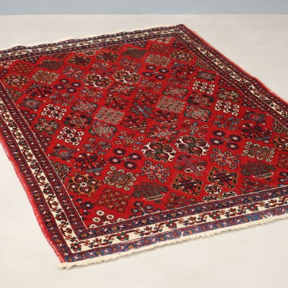 Antique Neimei Carpet Cotton Wool Thin Knot 59 x 42 In