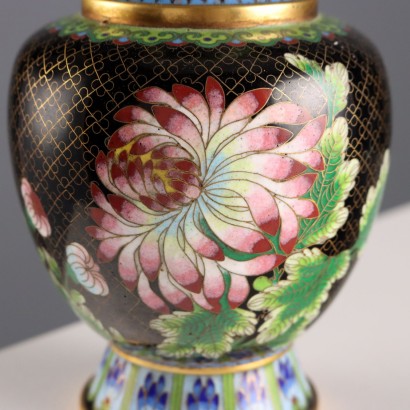Pair of Cloisonné Vases