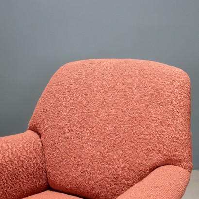 Vintage Metal Velvet Armchairs from the 1950s and 1960s, Restoration Required_1328152 Armchairs from the 50s and 60s