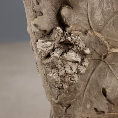 Vase antique en plâtre à décor de pampres de vigne, Italie, XIXe siècle_1328184 Vase, vase en plâtre, vase en plâtre du XIXe siècle