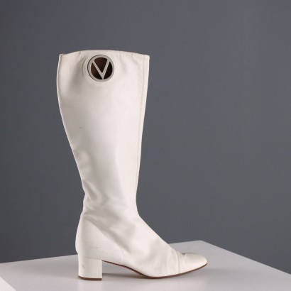 Valentino Vintage White Boots