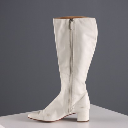 Valentino Vintage White Boots