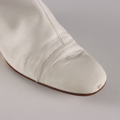 Valentino Vintage White Boots