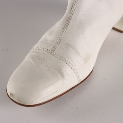 Valentino Vintage White Boots