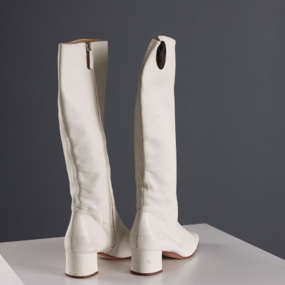 Valentino Vintage White Boots