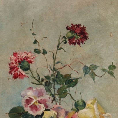 Pair of Paintings with Roses, Pair of Paintings with Roses and Carnations, Pair of Paintings with Roses and Carnations.
