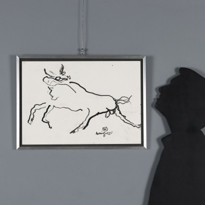 Dessin de Luciano Minguzzi, Bull, Luciano Minguzzi, Luciano Minguzzi, Luciano Minguzzi, Luciano Minguzzi