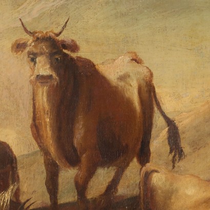 Landscape Painting with Herds and Shepherds