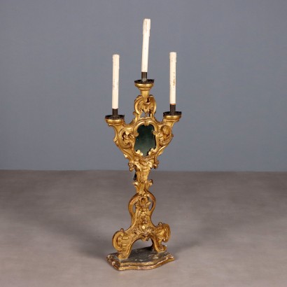 Three-light torch holder