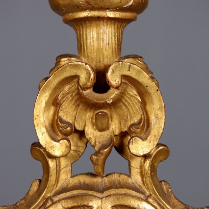 Candélabre, lampe torche à trois lumières