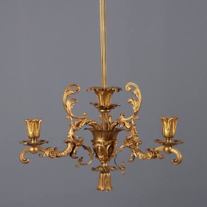 Chandelier, Bronze Chandelier