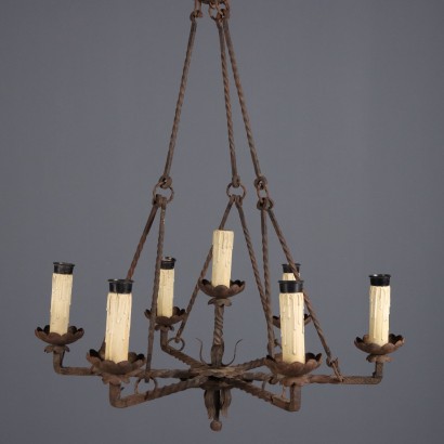 Chandelier, Iron Chandelier, Wrought Iron Chandelier