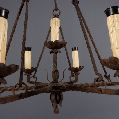Chandelier, Iron Chandelier, Wrought Iron Chandelier