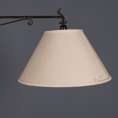 Floor Lamp, Iron and Sheet Metal Floor Lamp