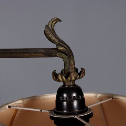 Floor Lamp, Iron and Sheet Metal Floor Lamp