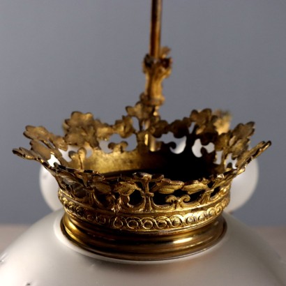 Antique Gilded Bronze Glass Chandelier 7 Lights Italy 19th Century_1328478 CHANDELIER, Seven-Light Chandelier