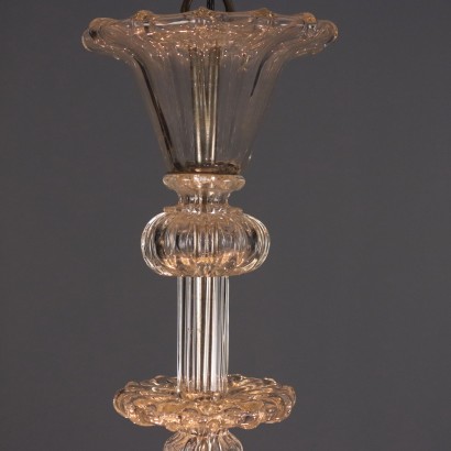 Antique Venetian Chandelier in Blown Glass, 6 Lights, 19th Century_1328529 Chandelier, Venetian Chandelier, Venetian Blown Glass Chandelier t