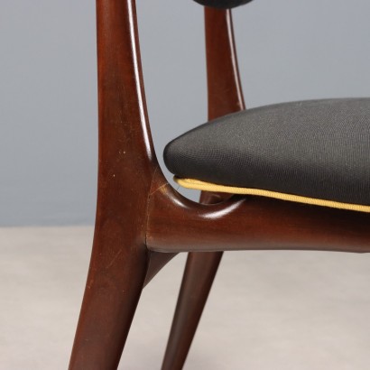 Chaise vintage en tissu expansé, design italien, années 1960_1328659 Chaise des années 1960