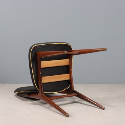 Chaise vintage en tissu expansé, design italien, années 1960_1328663 Chaise des années 1960