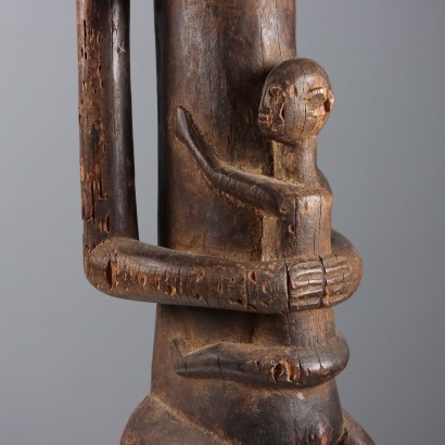 Escultura de madera de maternidad Arte Ba