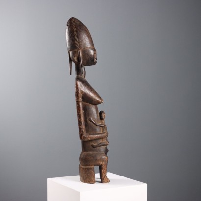 Escultura de madera de maternidad Arte Ba