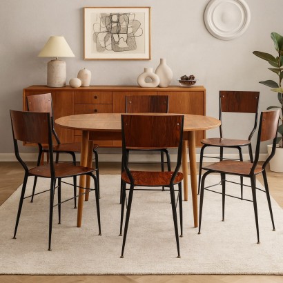 Gruppo 6 sedie,Sei Sedie Anni '60