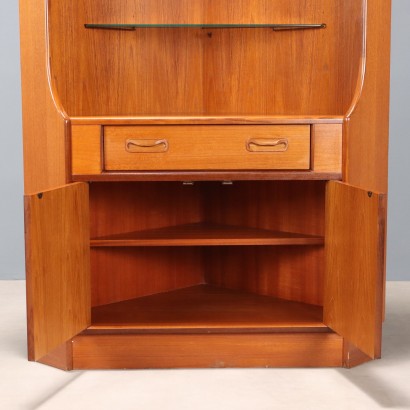 Vintage Design Corner Cabinet in Teak Veneer from the 1960s_1328857 1960s Corner Cabinet