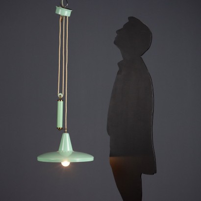 Vintage Aluminum Up and Down Lamp, Italian Design, 1960s_1328873 1960s Up and Down Lamp