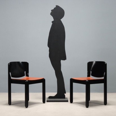 Eight '122' Chairs by Vico Magistretti, Vico Magistretti, Vico Magistretti, Vico Magistretti, Vico Magistretti