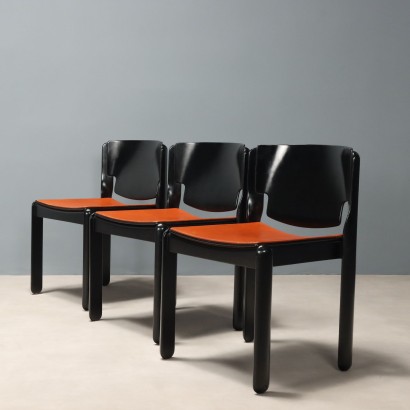 Eight '122' Chairs by Vico Magistretti, Vico Magistretti, Vico Magistretti, Vico Magistretti, Vico Magistretti
