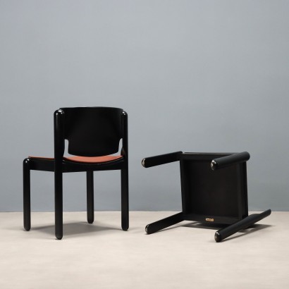 Eight '122' Chairs by Vico Magistretti, Vico Magistretti, Vico Magistretti, Vico Magistretti, Vico Magistretti