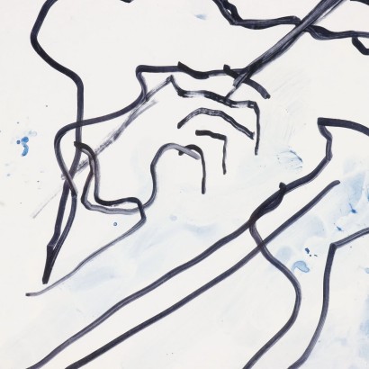 Dessin de Luciano Minguzzi, Maurizio Arena dirige mon Nabucco a, Luciano Minguzzi, Luciano Minguzzi