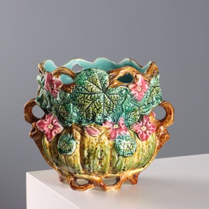 Polychrome Ceramic Vase