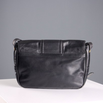 Yves Saint Laurent Vintage Schwarze Ledertasche Italien 1970er-80er Jahre_1329367 Yves Saint Laurent Vintage Schwarze Tasche
