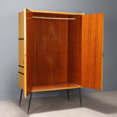 Vintage Mahogany Veneer Metal Cabinet, 1960s Design_1329476 1960s furniture