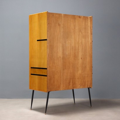 Vintage Mahogany Veneer Metal Cabinet, 1960s Design_1329483 1960s furniture