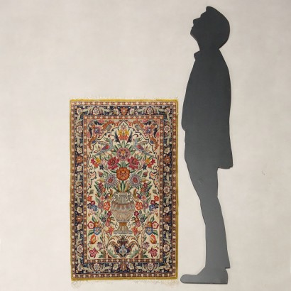 Tapis ancien d'Ispahan, nœud extra-fin, fait main, coton et laine_1329634 Tapis d'Ispahan - Iran