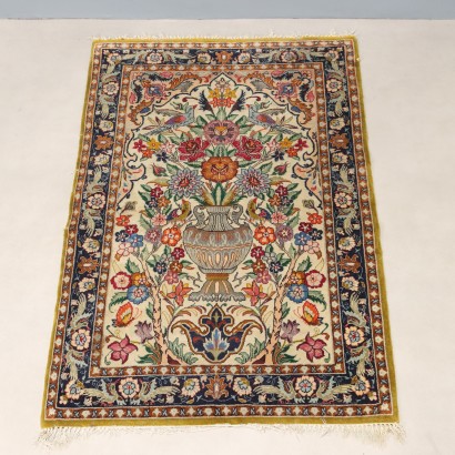 Tapis ancien d'Ispahan, nœud extra-fin, fait main, coton et laine_1329635 Tapis d'Ispahan - Iran
