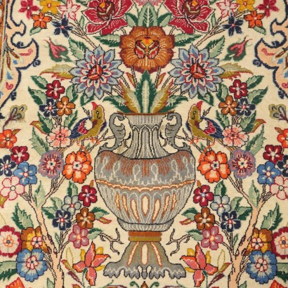 Tapis ancien d'Ispahan, nœud extra-fin, fait main, coton et laine_1329636 Tapis d'Ispahan - Iran