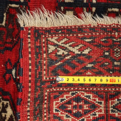 Alfombra antigua de Bujará de lana con nudo fino, hecha a mano, 175 x 110 cm_1329647 Alfombra Bokara - Turkmenistán, Alfombra Bukhara - Turkmenistán