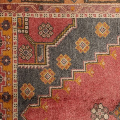 Tapis antique en coton et laine Yahyaly, gros nœud, 232 x 131 cm_1329674 Tapis Jajaly - Turquie,Tapis Yahyaly - Turquie,Tapis Yahyaly - Türkiye