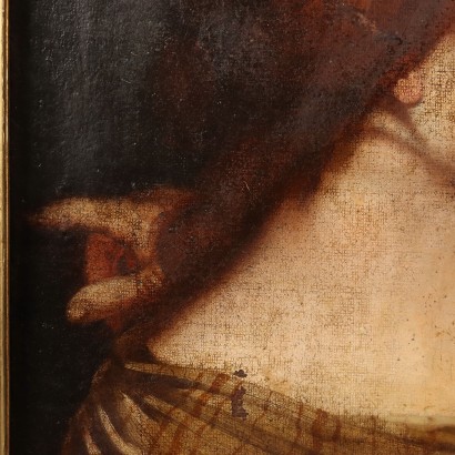 Lote de pinturas antiguas y sus hijas Óleo sobre lienzo Italia Siglo XVIII_1329737 Pintura Lot y sus hijas
