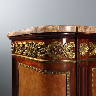 Antique Louis XVI Style Mahogany Gilded Bronze Sideboard, 20th Century_1329759 Louis XVI style sideboard