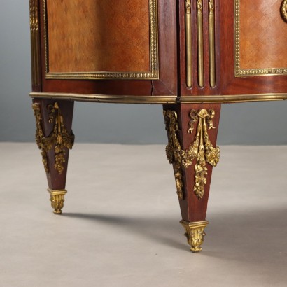 Antique Louis XVI Style Mahogany Gilded Bronze Sideboard, 20th Century_1329766 Louis XVI style sideboard