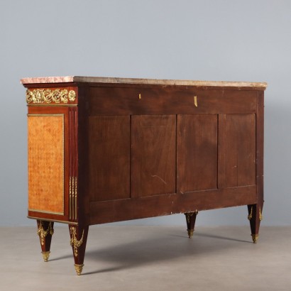 Antique Louis XVI Style Mahogany Gilded Bronze Sideboard, 20th Century_1329768 Louis XVI style sideboard