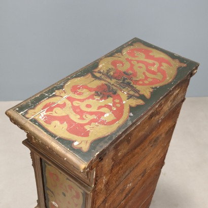 Small Antique Cabinets Renaissance Style Fir Italy Early 20th Century_1329810 Pair of cabinets, Pair of small cabinets in Rinas style