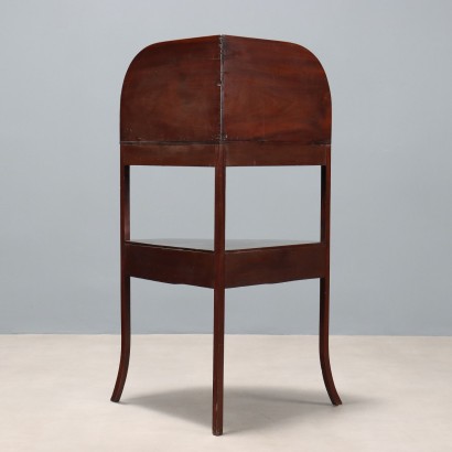 Antique Regency Style Mahogany Corner Cabinet with Drawers, England, 20th Century_1329819 Corner cupboard