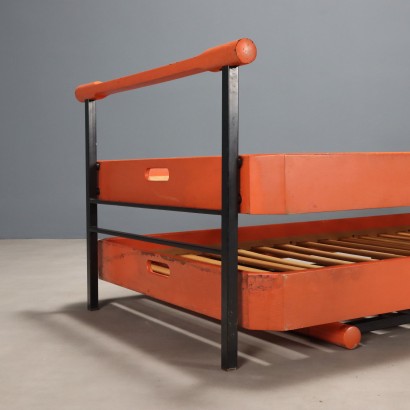 Tecno L75 Bett Vintage Design von Osvaldo Borsani, Holz, Italien, 1970er_1329863 Osvaldo Borsanis Bett „L75“, Osvaldo Borsani, Osvaldo Borsani, Osvaldo Borsani, Osvaldo Borsani