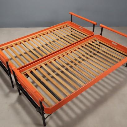 Tecno L75 Bett Vintage Design von Osvaldo Borsani, Holz, Italien, 1970er_1329866 Osvaldo Borsanis Bett „L75“, Osvaldo Borsani, Osvaldo Borsani, Osvaldo Borsani, Osvaldo Borsani